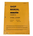 Komatsu WA250-3L Workshop Repair Service Manual Part Number # CEBM001301. Fixed Price $104.49.