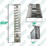 Pair Of 87.5''X15'' 10000 Lbs Aluminum Trailer Ramps Hook End. Fixed Price $600.00.