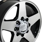 20" Machined Black Wheel Fits 1988-2000 Gmc C2500HD RVO0790. Fixed Price $358.95.