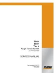 Case 586H, 588HTIER 4 Rough Terrain Forklift Service Manual Repair Shop Book. Fixed Price $59.00.