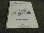 Leeboy 635B Motor Grader Parts Catalog Operator Service Repair Manual 6350495. Fixed Price $103.64.