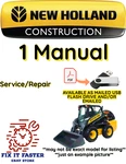 New Holland LX885 Skid Steer Loader Manual Service Repair Shop Pdf Usb. Fixed Price $27.49.