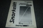 Snorkelift Pro 126 Boom Owner Operator Manual User Guide Xz. Fixed Price $137.93.