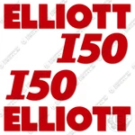 Fits Elliot I50 Decal Kit Crane Truck Boom - Red 7 Year Outdoor 3M Vinyl!. Fixed Price $149.95.
