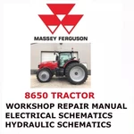 Massey Ferguson 8650 Tractor Manual Operators Repair Shop Service Engine Pdf. Fixed Price $35.00.