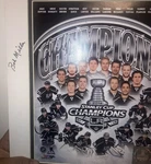 La Kings Bob Miller Autograph Picture 2014 Stanley Cup Team Authentic Print. Fixed Price $78.00.