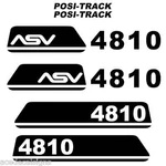 Asv 4810 Decals Stickers Repro Skid Steer Kit. Fixed Price $111.29.