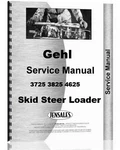 Gehl 3725 3825 4625 Skid Steer Loader Owners Operators Manual. Fixed Price $32.99.