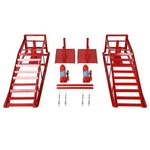 2 Pieces 5 Ton Red Heavy Duty Auto Car Truck Service Ramp Jack Hydraulic Lift. Fixed Price $159.55.