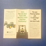John Deere Credit Flexadvantage Financing Agriculture Brochure 1993. Fixed Price $8.00.