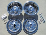 19.5" Ford F650 Dually Wheel Simulators W/ 33MM Lug Nuts 2004-2025. Fixed Price $399.00.