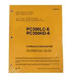 Komatsu PC300HD-6LE, PC300LC-6LE Workshop Repair Service Manual Part #CEBD002901. Fixed Price $68.53.