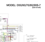 Doosan D80S-7 Forklift Truck Electrical Wiring Diagram Manual Sheet. Fixed Price $124.74.
