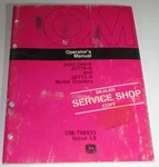John Deere Jd 770-A & 772-A Motor Grader Operators Manual OM-T68933 L9 Original!. Fixed Price $34.99.
