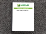 Merlo Roto 45.21MCSS Telehandler Owner Operator Manual User Guide. Fixed Price $113.58.