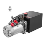Uimoso 6 Quart Single Acting Hydraulic Pump For Dump Trailer 12V Iron Reservoir. Fixed Price $186.99.