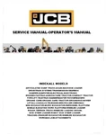 Jcb Service Manual-all Models. Fixed Price $34.00.