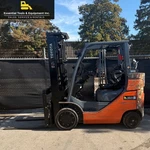 2019 Toyota 8FGC35U-BCS 8,000 Lb 3-STAGE Cushion Tires Lpg Forklift- 8,339 Hours. Fixed Price $12800.00.