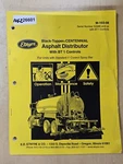 Etnyre Black-topper Centennial Asphalt Distributor, W/BT1 Controls, Operation &. Fixed Price $26.87.