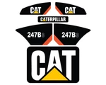 247B3 Cat Decals Stickers Skid Steer Set Kit - Free Shipping. Fixed Price $150.00.