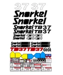 Snorkel TB-37 Boom Lift Decal Kit Year Vinyl!. Fixed Price $239.00.