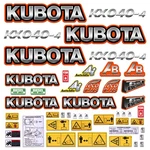 Decal Kit Fits Kubota KX040-4 Mini Excavator Aftermarket Vinyl Made Usa!. Fixed Price $119.95.