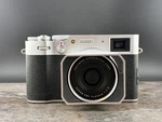 Fujifilm X100V 26MP Premium Compact Camera Silver *fair* 0694. Fixed Price $1575.00.