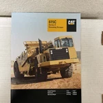 Dirt Caterpillar Wheel Tractor-scrapers Brochure 615C Series Ii.. Fixed Price $20.00.