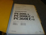 Komatsu PC300-3 PC300LC-3 PC360LC-3 Crawler Excavator Service Repair Manual Xz. Fixed Price $208.92.