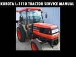 Kubota L3710 Workshop Service Manual -670PG For L-3710 Tractor Rebuilding Repair. Fixed Price $23.99.