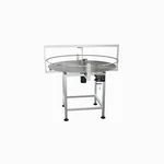 Globaltek Stainless Steel 36" Dia. Unscrambler Rotary Turn Table. Fixed Price $4400.00.