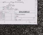 Ditch Witch Excavator Tool Carrier 1025SK Hydraulic Schematic Manual Diagram. Fixed Price $99.16.