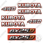 Fits Kubota Kit Backhoe Tractor Decals (BX25D) - 7 Year Vinyl!. Fixed Price $94.95.
