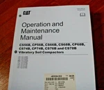 Caterpillar Cs Cp 56B 66B 68B 74B 76B 78B Compactor Owner Operation Manual. Fixed Price $58.47.