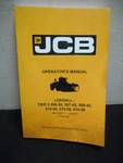 Jcb Operators Manual, Loadall, 506-36, 507-42, 509-42, 510-56, 512-56, 514-56 Oe. Fixed Price $39.99.