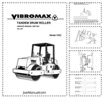 Jcb Vibromax 752C Tandem Drum Roller Service Manual 9803/9707 Pdf. Fixed Price $35.25.