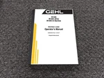 Gehl R105 Skid Steer Loader Owner Operator Manual 50950260G. Fixed Price $111.64.