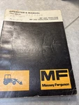 Massey Ferguson Mf 20C Tractor Backhoe Loader Operator Manual. Fixed Price $20.00.