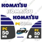 Fits Komatsu PC50MR-2 Decal Kit Mini Excavator Sticker Replacements (pc 2). Fixed Price $159.95.