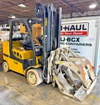 2020 Yale GLC120VX Used Forklift With Cascade Paper Roll Clamp. Fixed Price $12000.00.