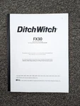 Ditch Witch FX30 Series Vacuum Excavator Parts Catalog Manual Book. Fixed Price $148.04.