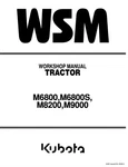 Kubota M6800S M8200 M9000 2008 Workshop Manual. Fixed Price $44.46.
