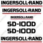 Fits Ingersoll Rand SD-100D Decal Kit Asphalt Compactor Stickers Older. Fixed Price $159.95.