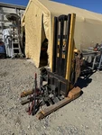 Big Joe 9990T Manual Push 12V Power Pallet Truck Stacker Forklift. Fixed Price $1100.76.