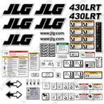 Fits Jlg 430LRT Decal Kit Scissor Lift - Warning Stickers With Logos 3M Vinyl. Fixed Price $194.95.