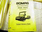 Bomag BW266 BW278 Tandem Roller Parts Catalog. Fixed Price $69.99.
