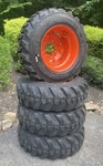 4-10-16.5 SKS-1 Skid Steer Tires/rimsfor Bobcat M600, M610, M611, M620 (6 Lug). Fixed Price $1390.00.
