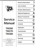 TM200, TM270, TM300 Jcb Wheeled Loader Service Repair Manual 9803/4225 Pdf Usb. Fixed Price $46.99.
