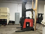 2017 Raymond Reach 4500 Lb Electric Forklift Max 301 Model 750-R45TT. Fixed Price $12999.00.