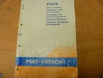 Fiat-hitachi FD175 Bulldozer Parts Catalog Manual. Fixed Price $97.84.